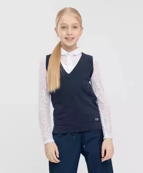 Жилет синий Button Blue (128)