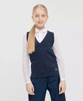 Жилет синий Button Blue