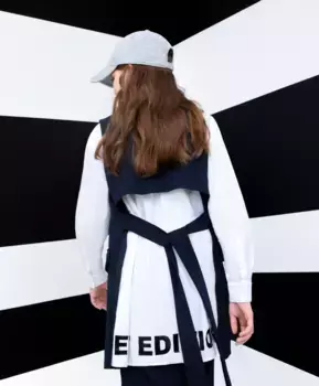 Жилет текстильный синий Gulliver (140)