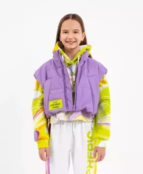 Жилет утепленный сиреневый Gulliver (170)