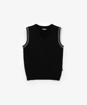 Жилет вязаный синий Gulliver (170)