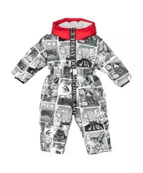 Зимний полукомбинезон с принтом Gulliver (86)