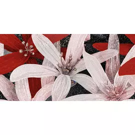 April Декор 2 бордо 25х50