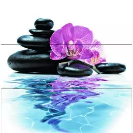 Brazil Deco Nova Панно комплект из 3 плиток 250х730 мм/750х730 мм