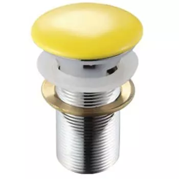 Донный клапан с переливом (желтый) MELANA MLN-TB6