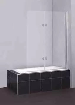 Душевая шторка на ванну BelBagno SELA-V-21-120/140-C-Cr