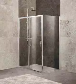 Душевой уголок BelBagno UNIQUE-AH-1-110/125-90-P-Cr