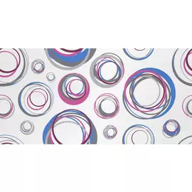 Enigma Декор синий (круги) 25х50