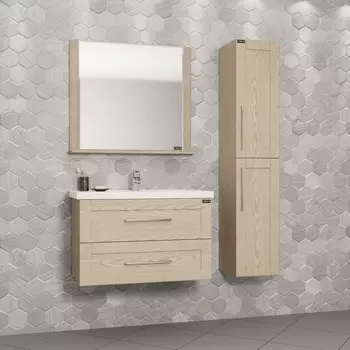 Комплект мебели подвесной Венера 80 бежевый дуб