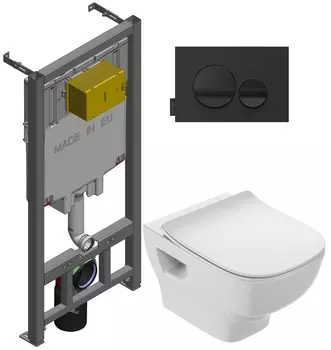 Комплект унитаза с инсталляцией Jacob Delafon Struktura E21750RU-00