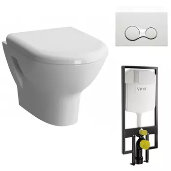 Комплект унитаза с инсталляцией Vitra Zentrum 9012B003-7206