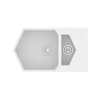 Кухонная мойка KitKraken Pond Pond White