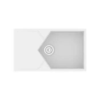 Кухонная мойка KitKraken Sea Sea White