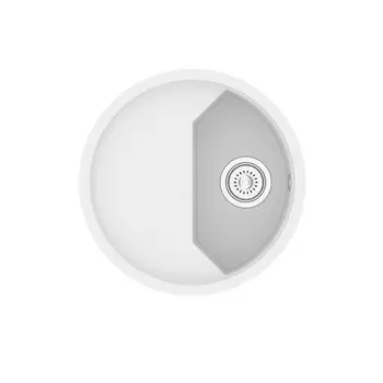 Кухонная мойка KitKraken Stream Stream White