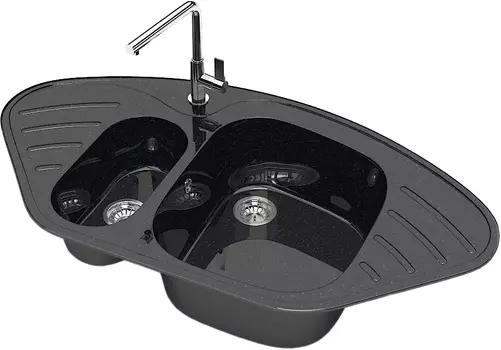 Кухонная мойка MARRBAXX Аделис Z023Q004, чёрный