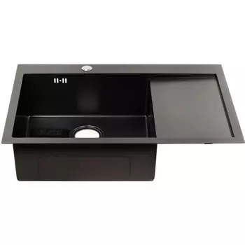 Кухонная мойка Melana D7851HB-L ProfLine 3,0/200 Графит левая (D7851HB-L)