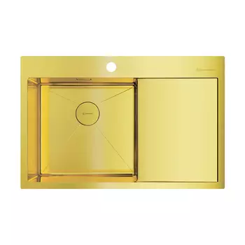 Кухонная мойка Omoikiri Akisame 78-LG-L светлое золото 4973085