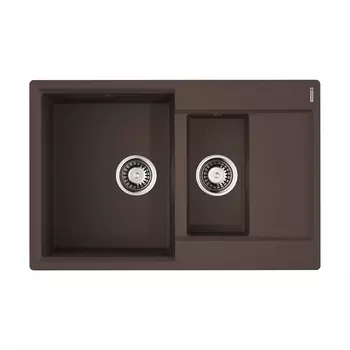 Кухонная мойка Omoikiri Daisen 78-2-DC темный шоколад 4993333