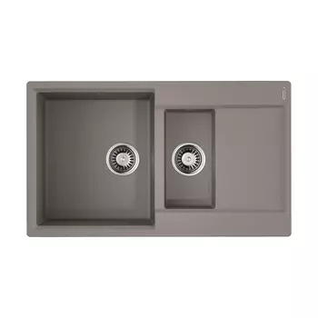 Кухонная мойка Omoikiri Daisen 86-2-GR leningrad grey 4993475