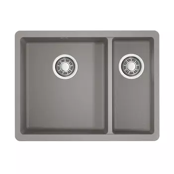 Кухонная мойка Omoikiri Kata 55-2-U-GR leningrad grey 4993390