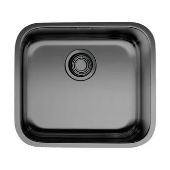 Кухонная мойка Omoikiri Omi 49-U-GM вороненая сталь 4993073