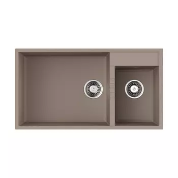 Кухонная мойка Omoikiri Tedori 85-2-U-EV бежевый 4993946