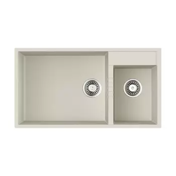 Кухонная мойка Omoikiri Tedori 85-2-U-PL белый 4993947