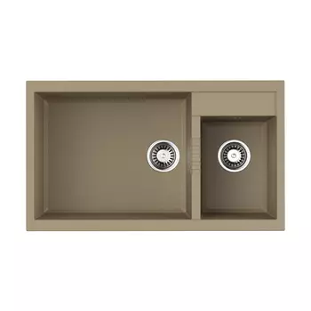 Кухонная мойка Omoikiri Tedori 86-2-LB-CH шампань 4993937