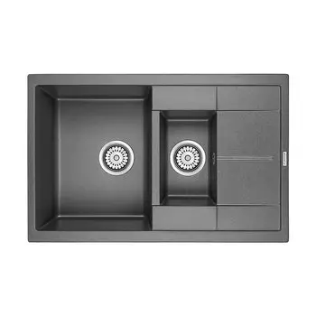 Кухонная мойка Paulmark Feste PM237850-DG, графит