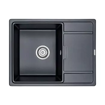 Кухонная мойка Paulmark Weimar PM216550-BLM, черный металлик