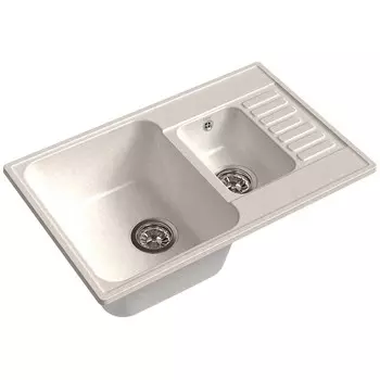 Кухонная мойка Raiber Брухберг RQ377_belyy