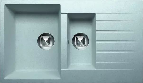 Кухонная мойка TOLERO R-118 №001 (Сер. мет)