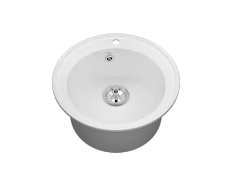 Кухонная мойка VIGRO VG102 белый