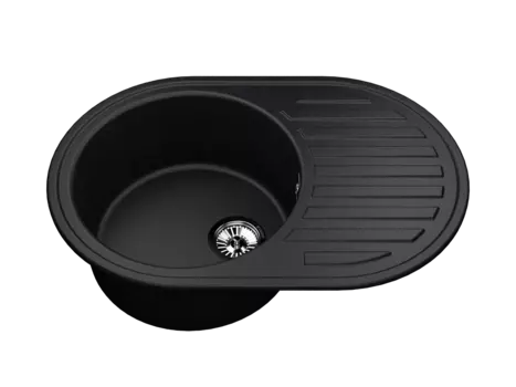 Кухонная мойка VIGRO VG303 антрацит