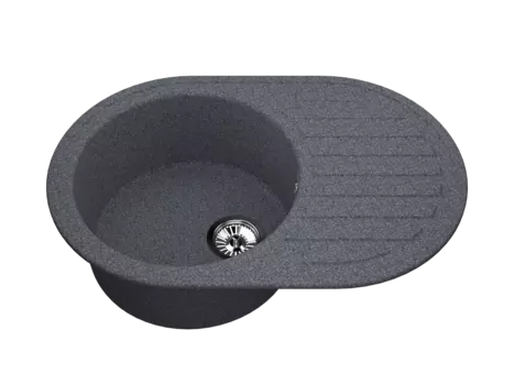 Кухонная мойка VIGRO VG303 темно-серый