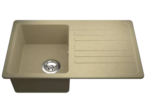 Кухонная мойка VIGRO VGR010 крем