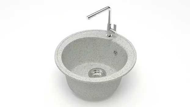 Кухонная мойка ZETT lab. T004 T004Q010, серый