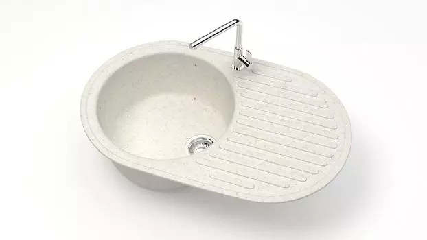 Кухонная мойка ZETT lab. T011 T011Q007, хлопок