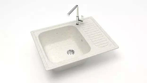 Кухонная мойка ZETT lab. T015 T015Q007, хлопок