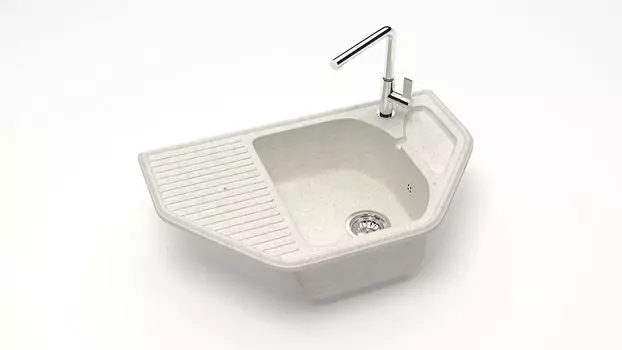 Кухонная мойка ZETT lab. T022 T022Q007, хлопок