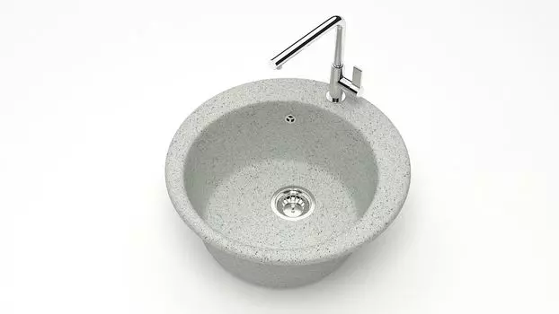 Кухонная мойка ZETT lab. T030 T030Q010, серый