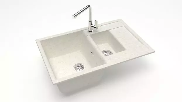 Кухонная мойка ZETT lab. T210 T210Q007, хлопок