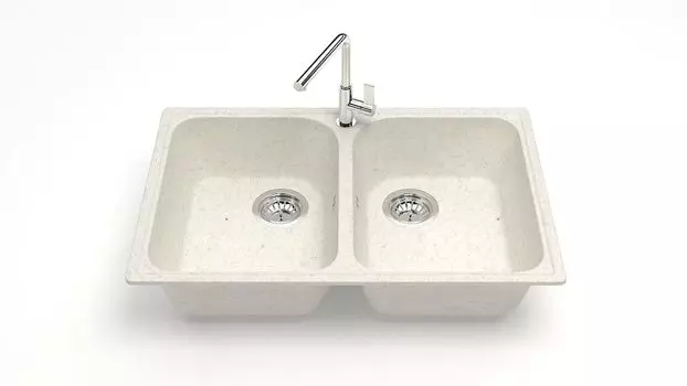 Кухонная мойка ZETT lab. T260 T260Q007, хлопок