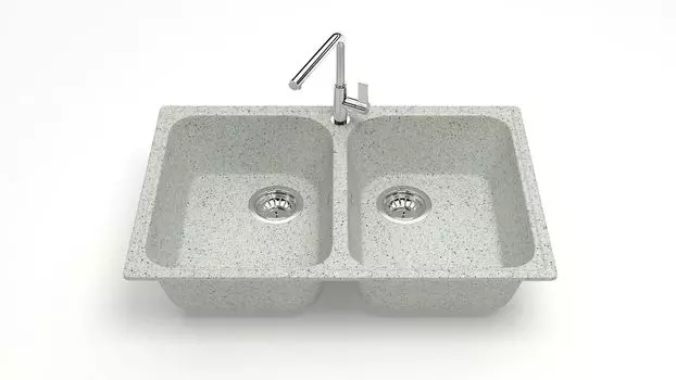 Кухонная мойка ZETT lab. T260 T260Q010, серый