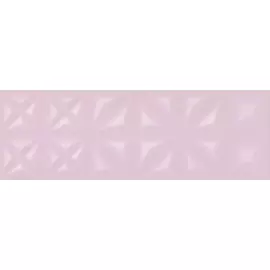 Lila Плитка настенная рельеф розовый (LLU072D) 25x75