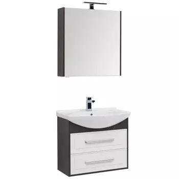 Мебель для ванной Aquanet Остин 65 белый глянец/дуб кантербери 213131