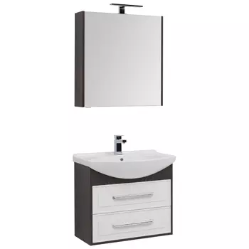 Мебель для ванной Aquanet Остин 75 белый глянец/дуб кантербери 210000