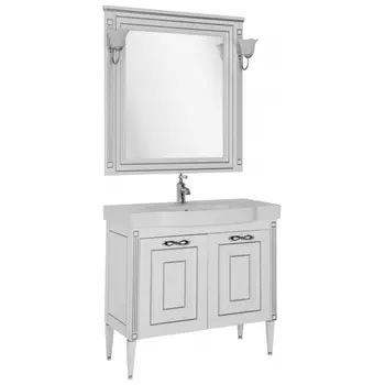 Мебель для ванной Aquanet Паола 90 белый/серебро 186391