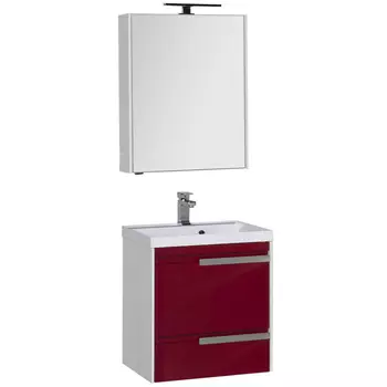 Мебель для ванной Aquanet Тиволи 60 бордо 180563