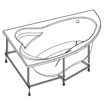 Монтажный комплект для ванны Roca Luna ZRU9302913